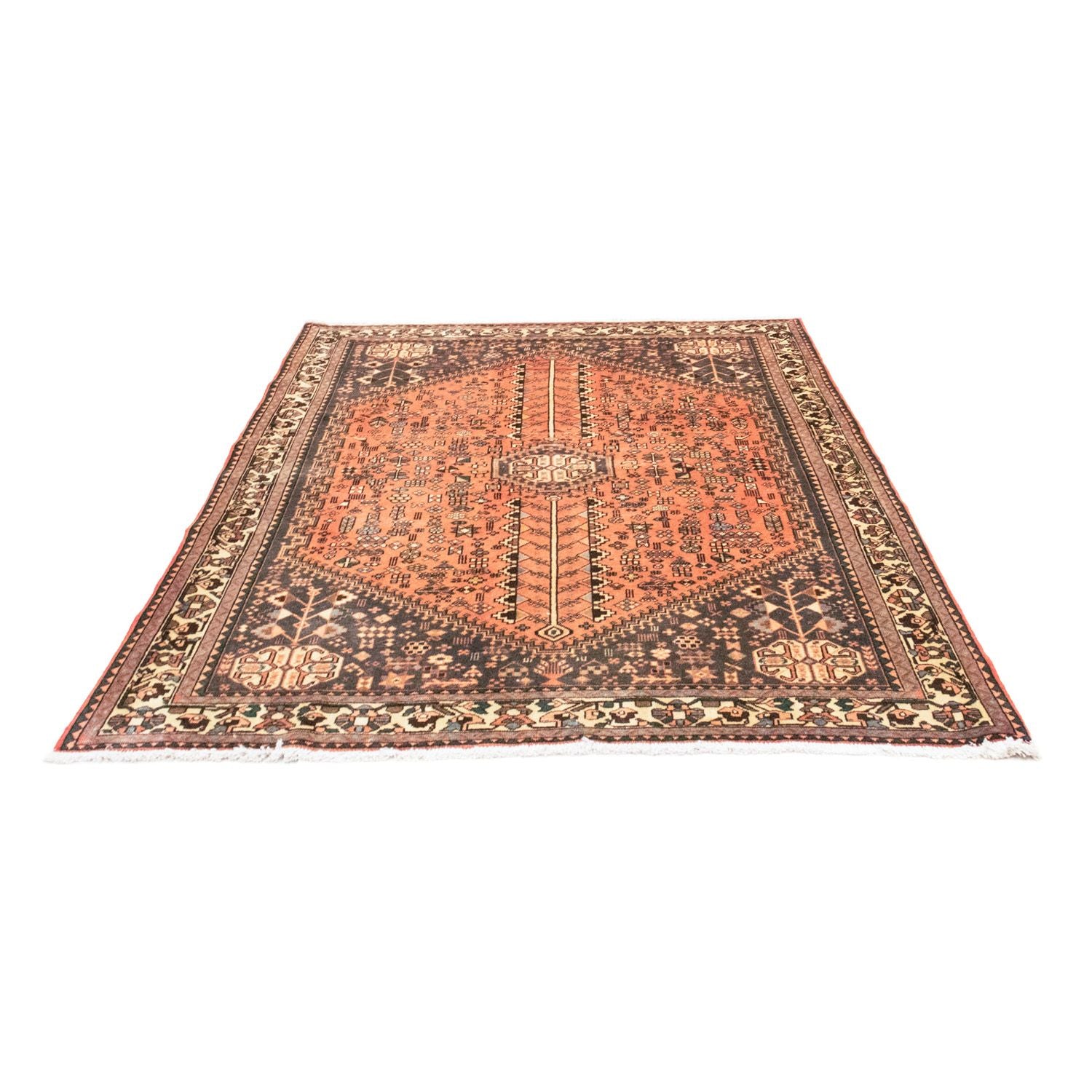 Alfombra persa - Nómada - 191 x 149 cm - rojo