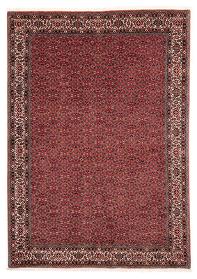 Alfombra persa - Bidjar - 243 x 173 cm - rojo oscuro