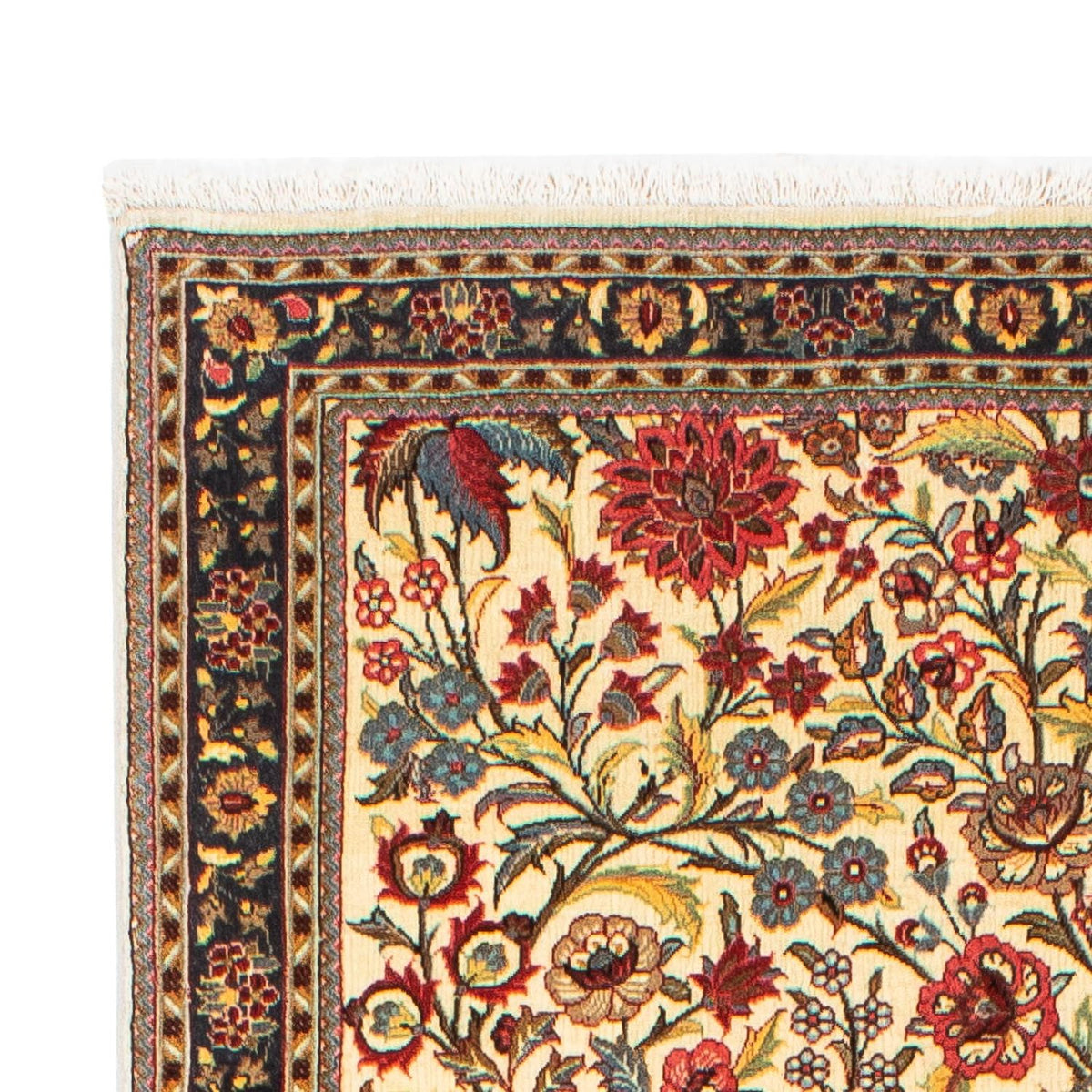 Alfombra de pasillo Alfombra persa - Ghom - 267 x 69 cm - beige