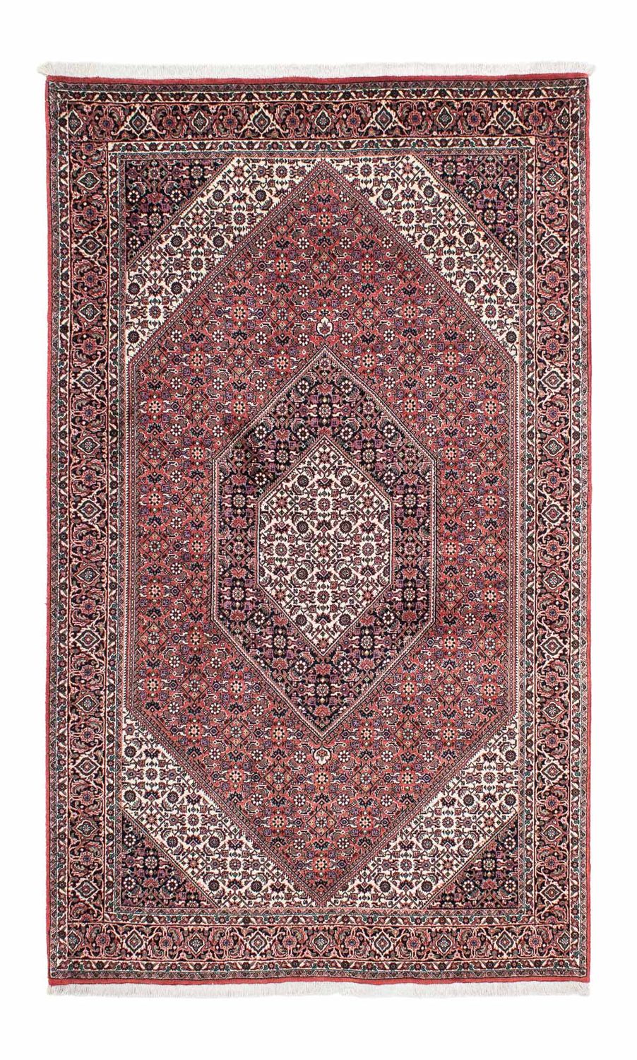 Alfombra persa - Bidjar - 219 x 134 cm - rojo claro
