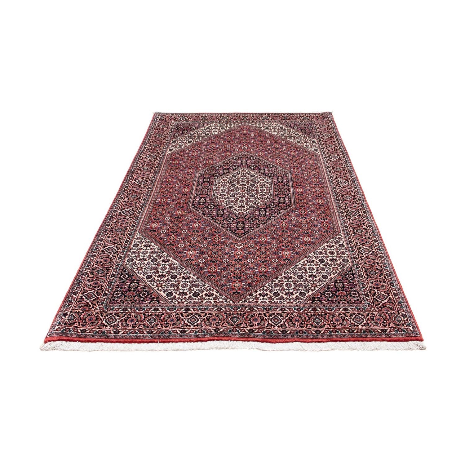 Alfombra persa - Bidjar - 219 x 134 cm - rojo claro