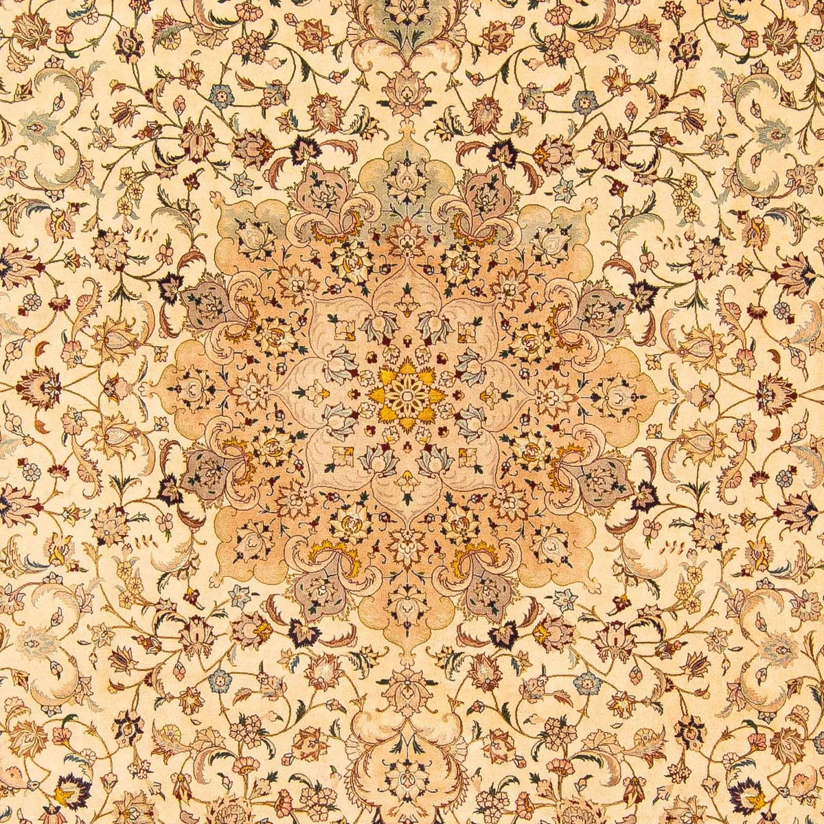 Alfombra persa - Tabriz - 377 x 298 cm - marrón claro