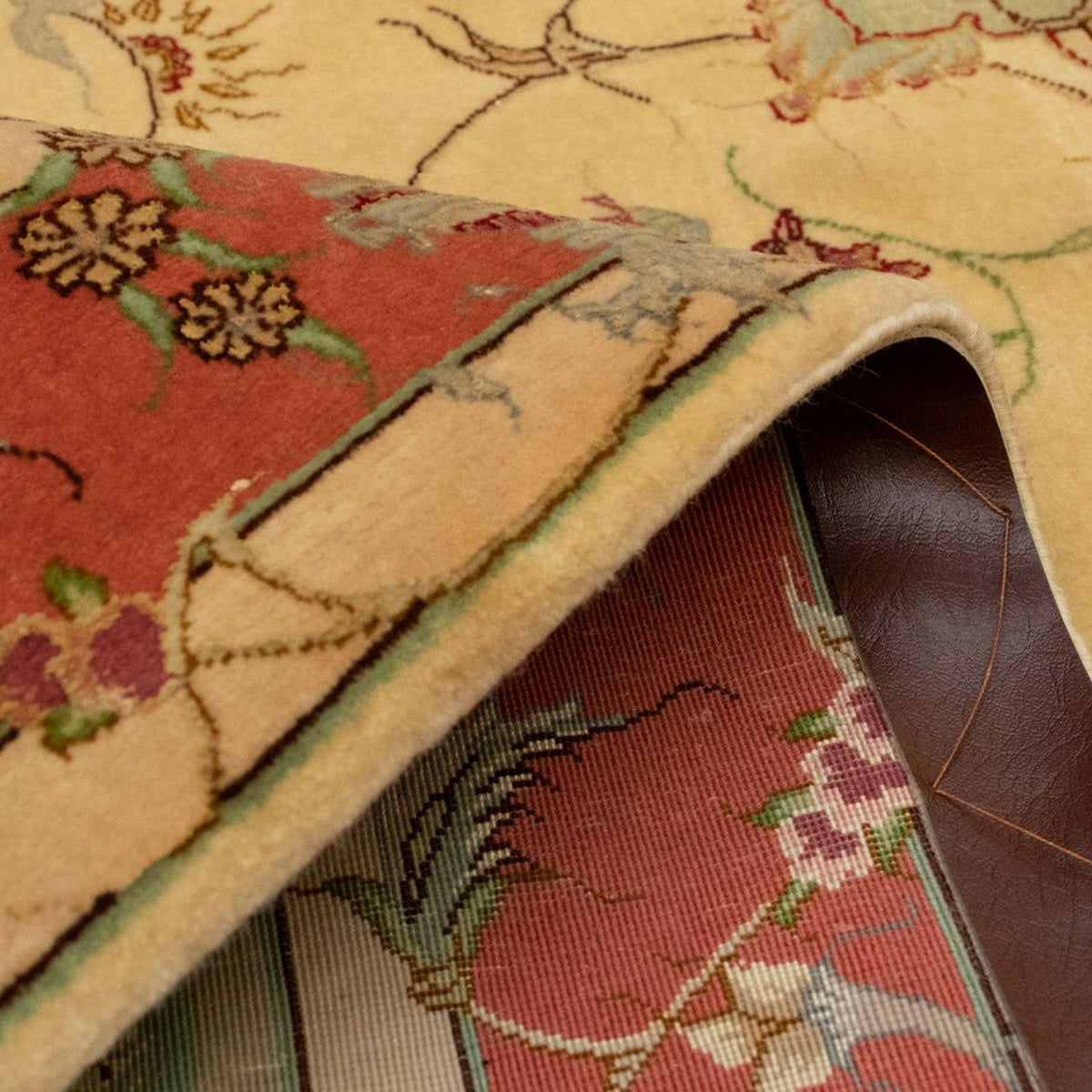 Alfombra Persa - Tabriz - Real - 155 x 100 cm - beige