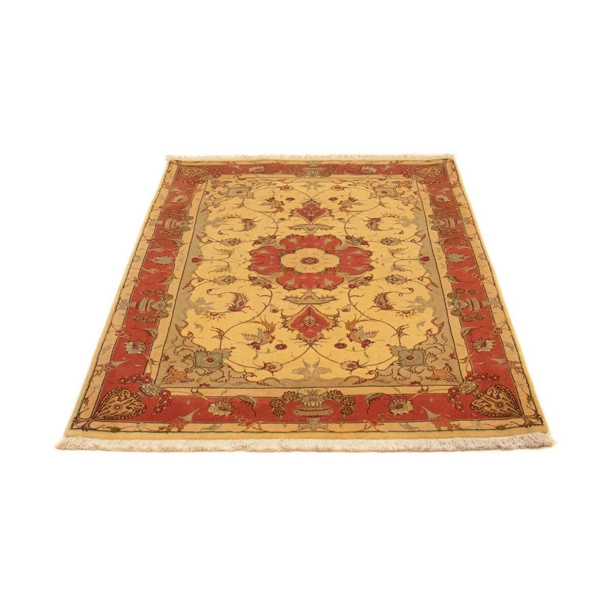 Alfombra Persa - Tabriz - Real - 155 x 100 cm - beige