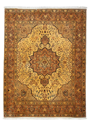 Alfombra persa - Tabriz - 205 x 154 cm - marrón