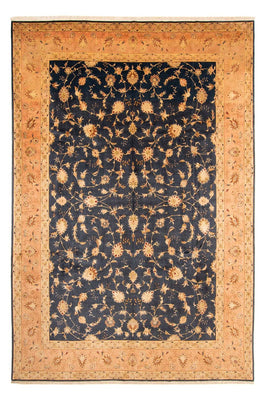 Alfombra Persa - Tabriz - Real - 415 x 298 cm - azul oscuro