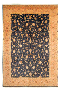 Alfombra Persa - Tabriz - Real - 415 x 298 cm - azul oscuro