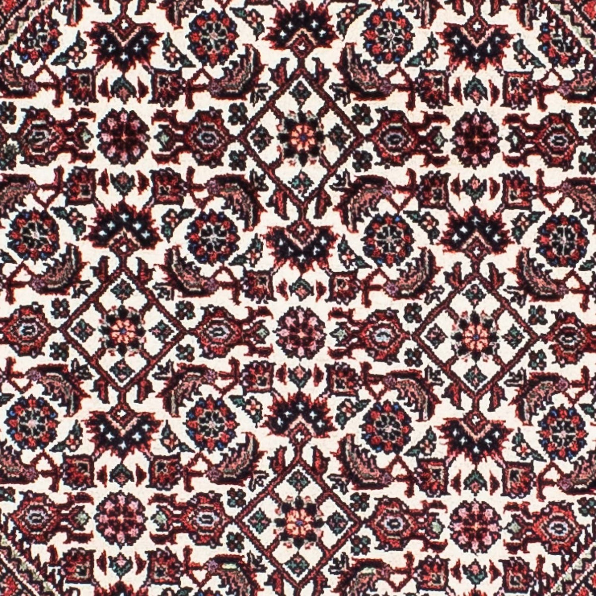 Alfombra persa - Bidjar - 217 x 131 cm - rojo
