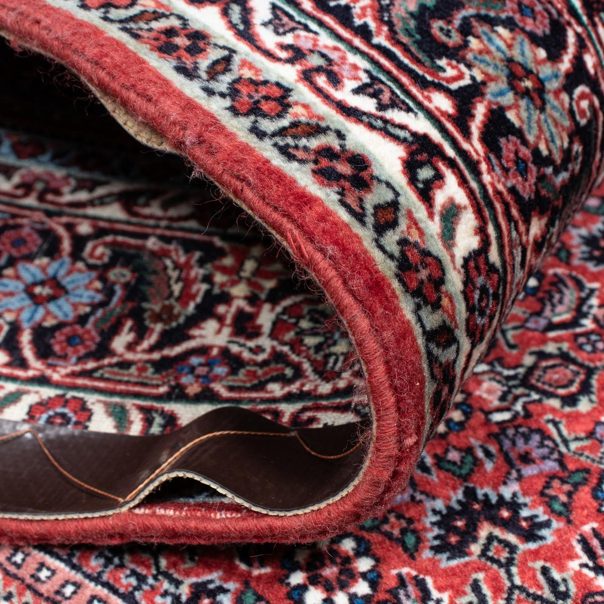 Alfombra persa - Bidjar - 217 x 131 cm - rojo