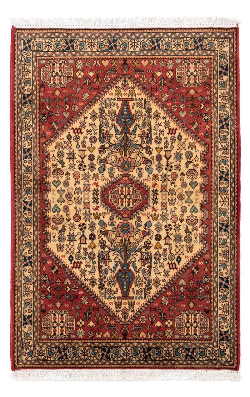 Alfombra persa - Nómada - 157 x 102 cm - rojo claro