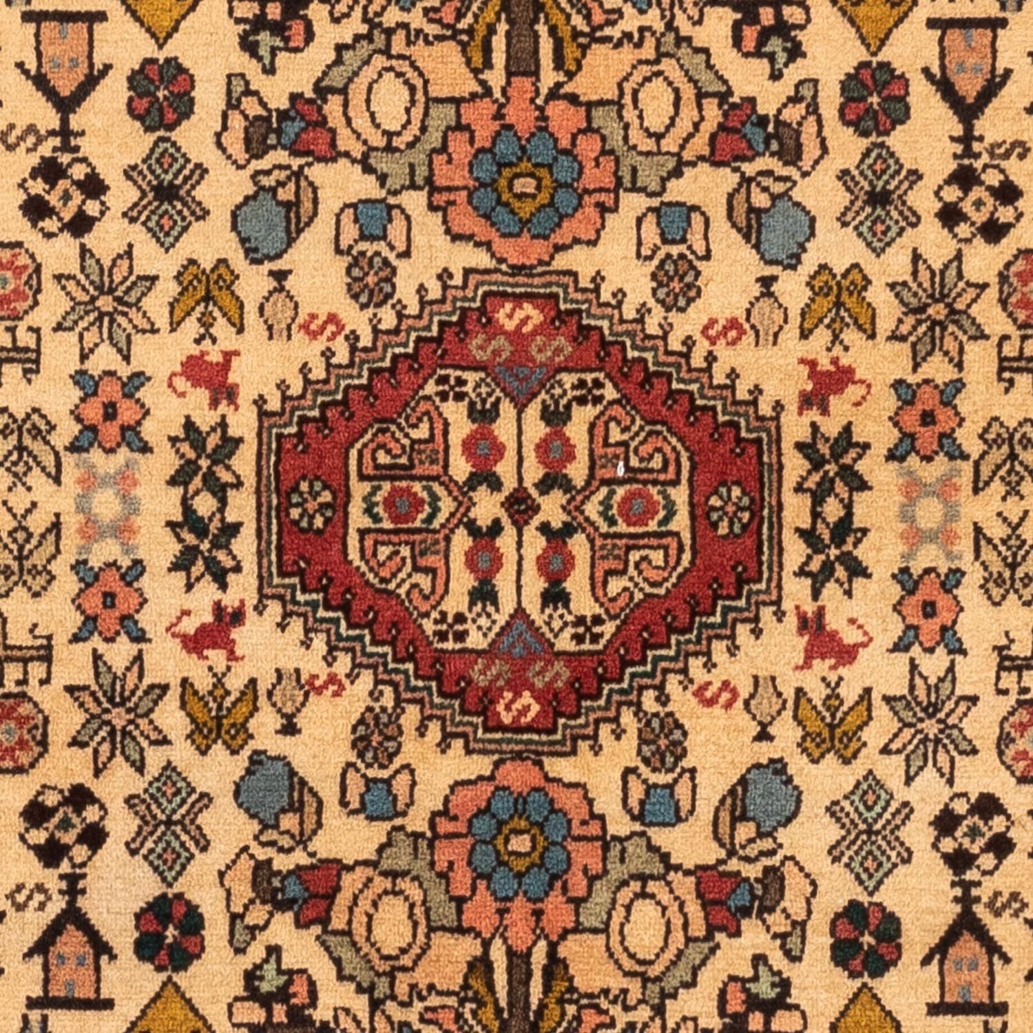 Alfombra persa - Nómada - 157 x 102 cm - rojo claro