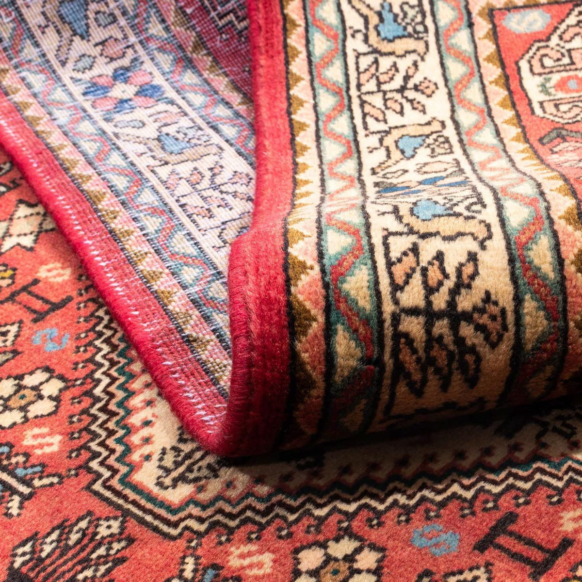 Alfombra persa - Nómada - 157 x 102 cm - rojo claro