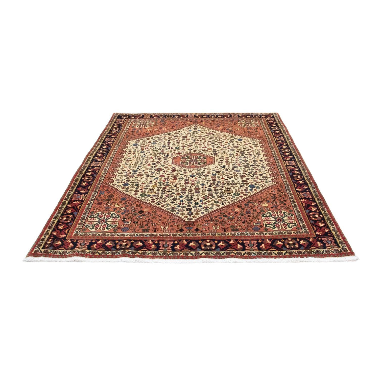 Alfombra persa - Nómada - 193 x 149 cm - beige