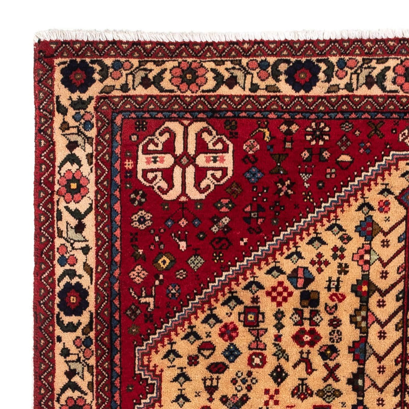 Alfombra persa - Nómada - 157 x 105 cm - rojo oscuro