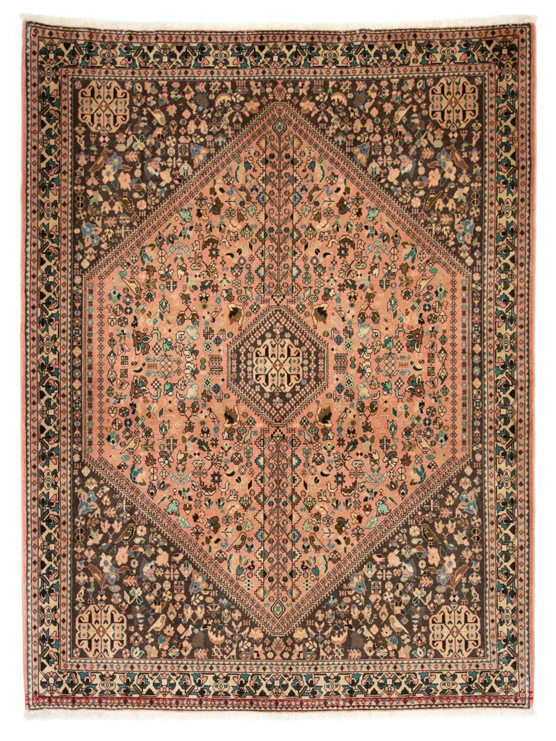 Alfombra persa - Nómada - 198 x 160 cm - rojo claro