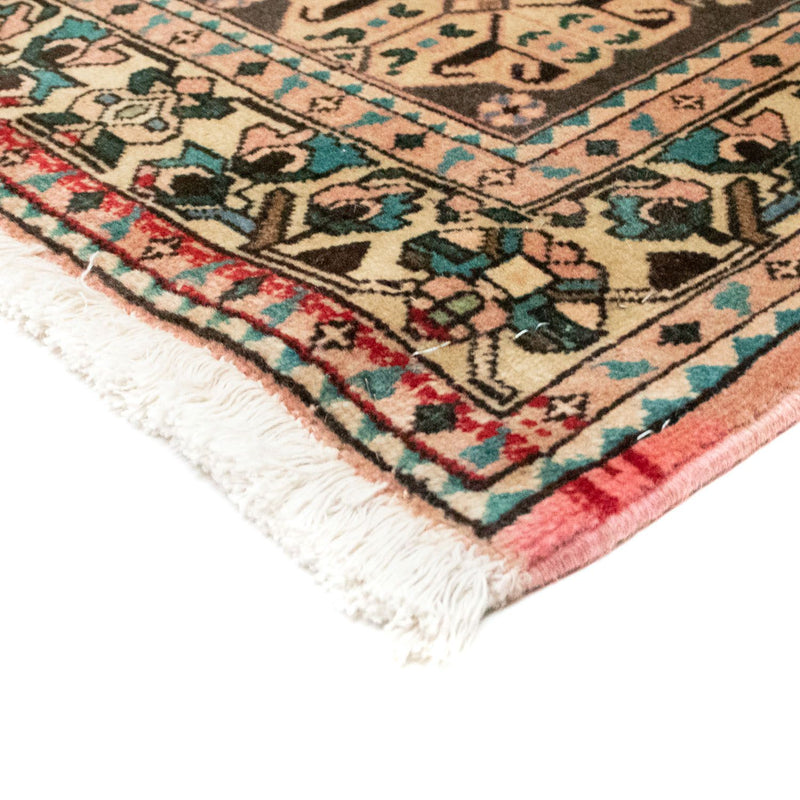 Alfombra persa - Nómada - 198 x 160 cm - rojo claro