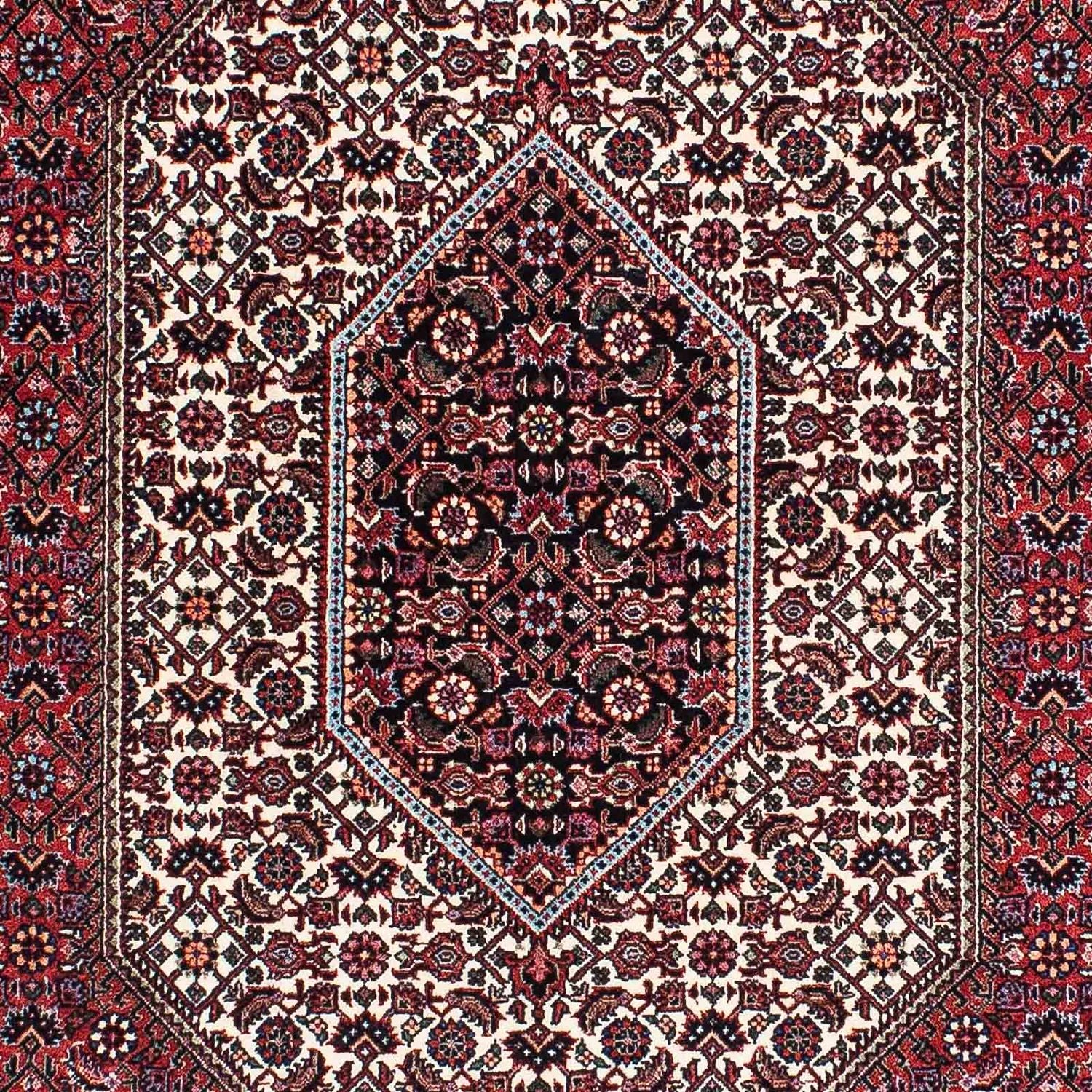Alfombra persa - Bidjar - 220 x 134 cm - rojo claro