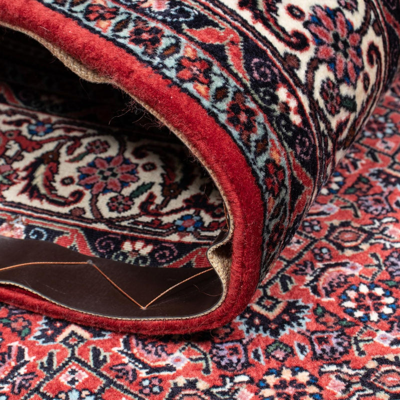Alfombra persa - Bidjar - 220 x 134 cm - rojo claro