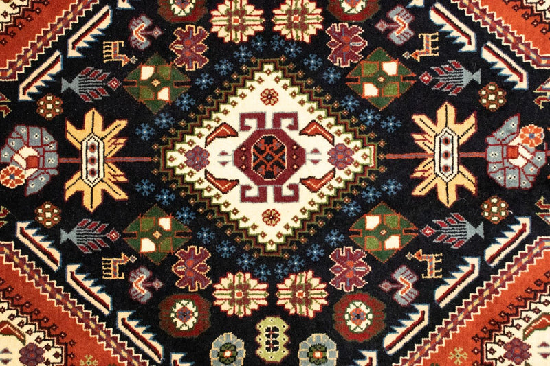 Alfombra persa - Nómada - 154 x 107 cm - azul oscuro