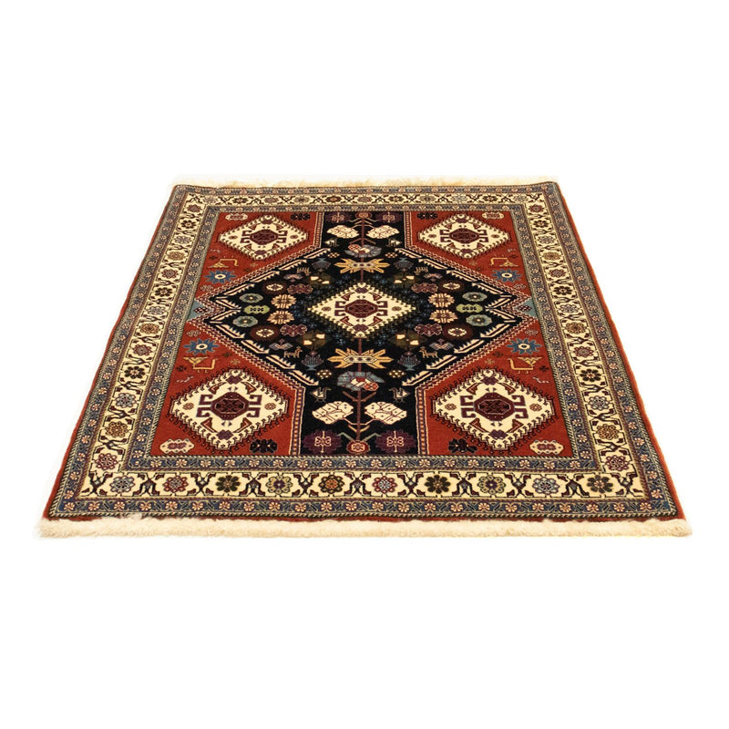 Alfombra persa - Nómada - 154 x 107 cm - azul oscuro