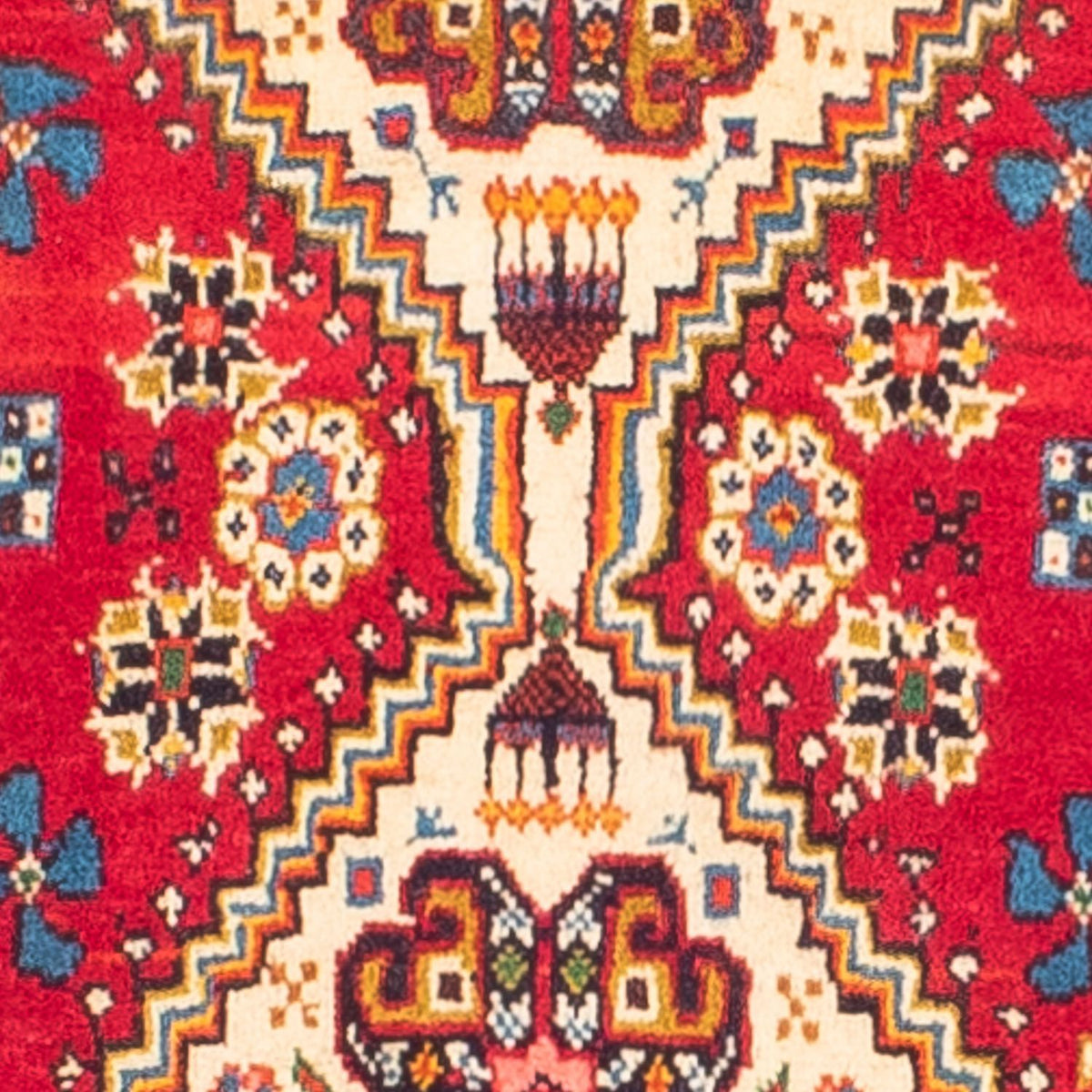 Alfombra persa - Nómada - 170 x 122 cm - rojo