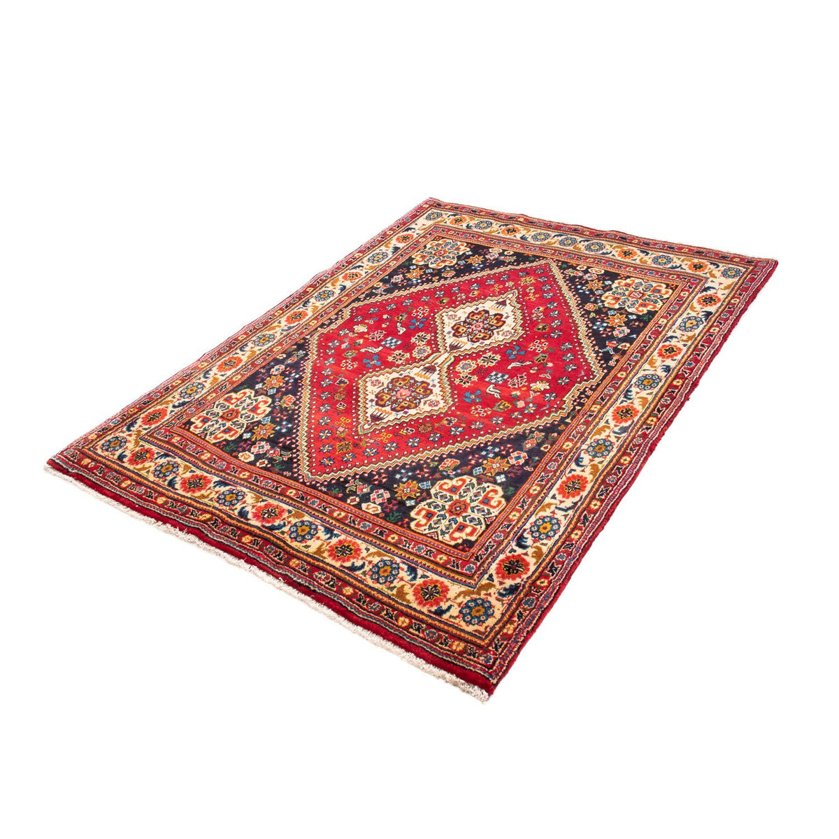 Alfombra persa - Nómada - 170 x 122 cm - rojo