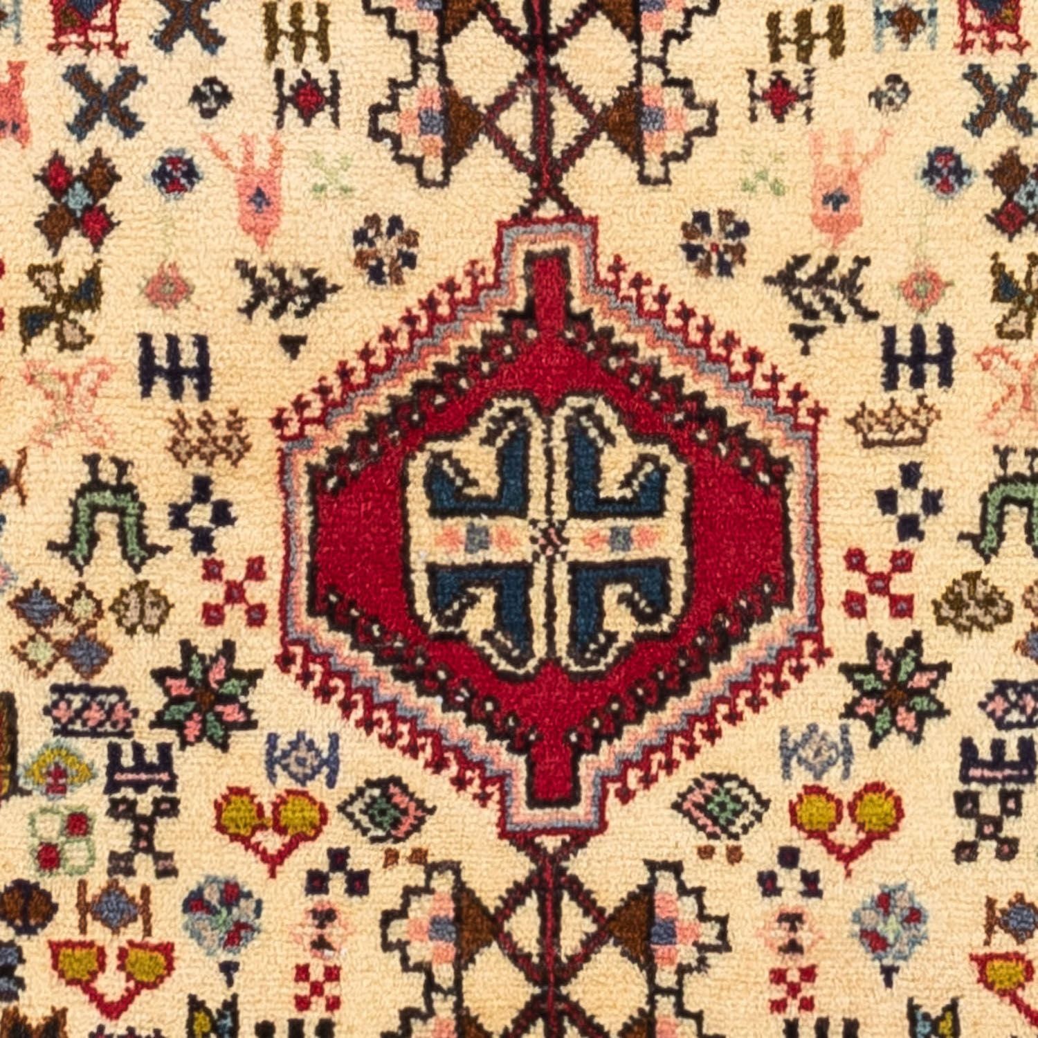 Alfombra persa - Nómada - 158 x 98 cm - beige