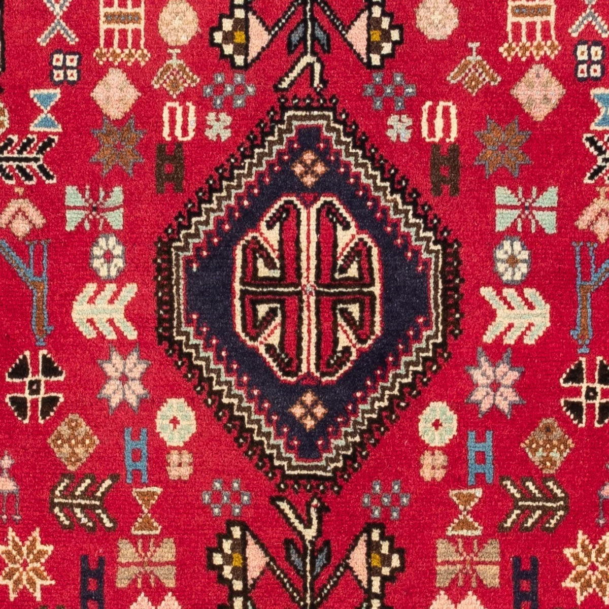 Alfombra persa - Nómada - 150 x 97 cm - rojo