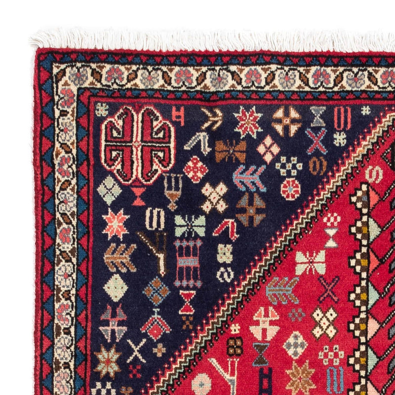 Alfombra persa - Nómada - 150 x 97 cm - rojo