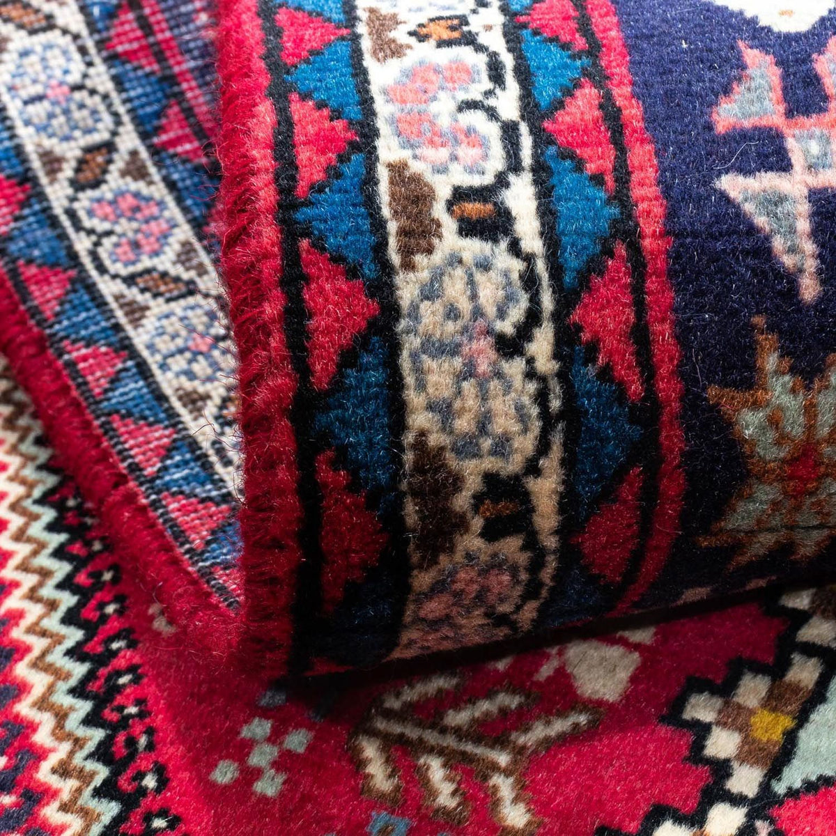 Alfombra persa - Nómada - 150 x 97 cm - rojo