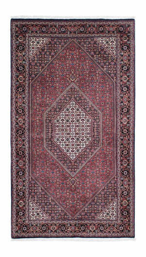 Alfombra de pasillo Alfombra persa - Bidjar - 225 x 128 cm - rojo claro