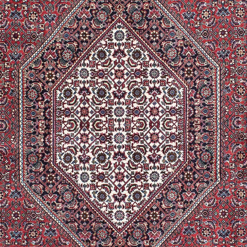 Alfombra de pasillo Alfombra persa - Bidjar - 225 x 128 cm - rojo claro