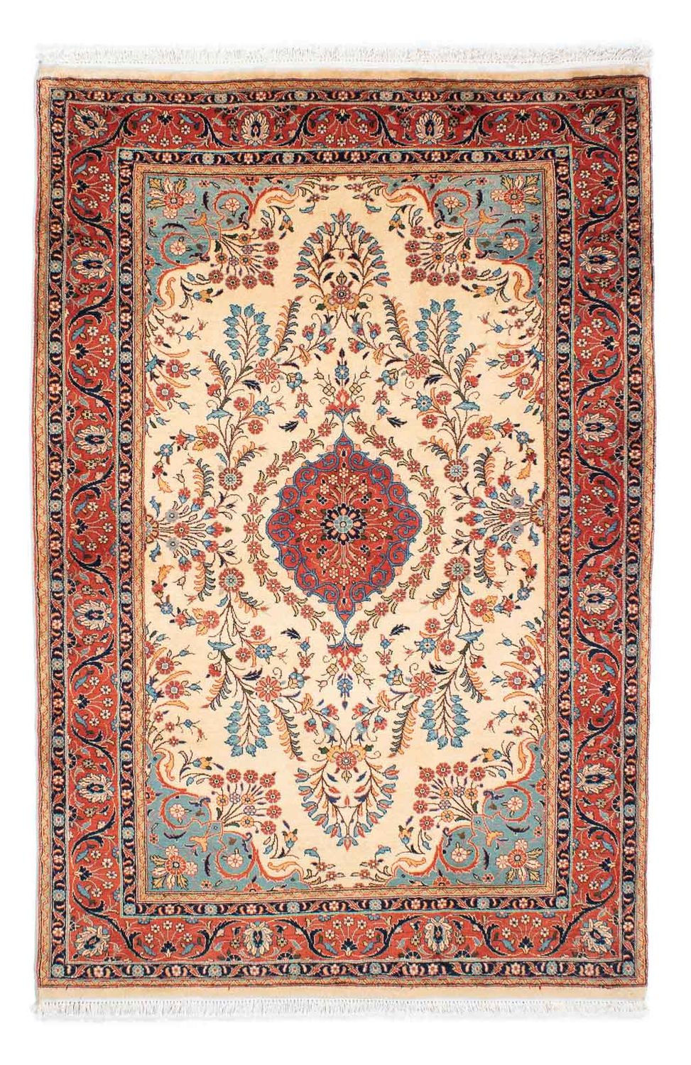 Alfombra persa - Clásica - 200 x 132 cm - beige