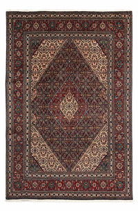 Alfombra Persa - Tabriz - Real - 300 x 197 cm - azul oscuro