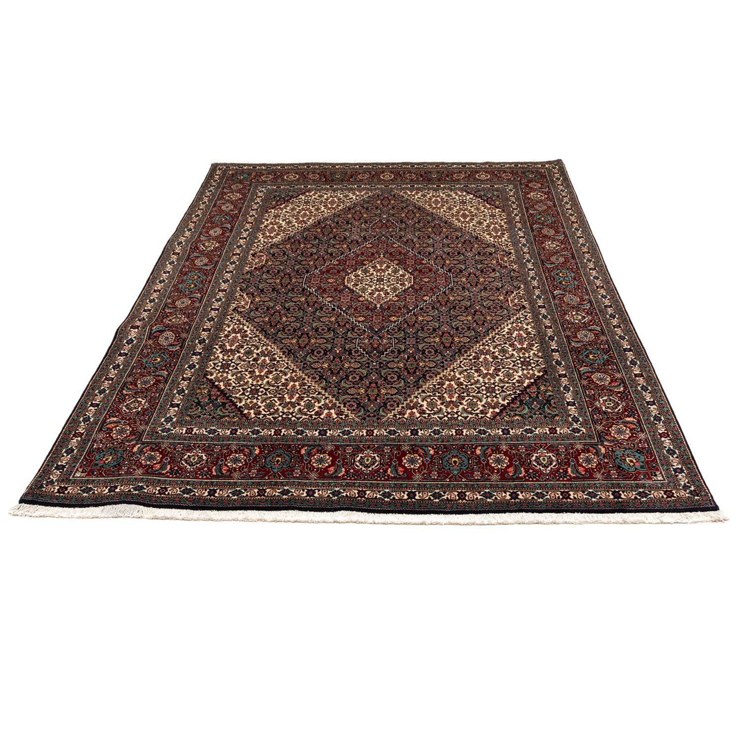 Alfombra Persa - Tabriz - Real - 300 x 197 cm - azul oscuro