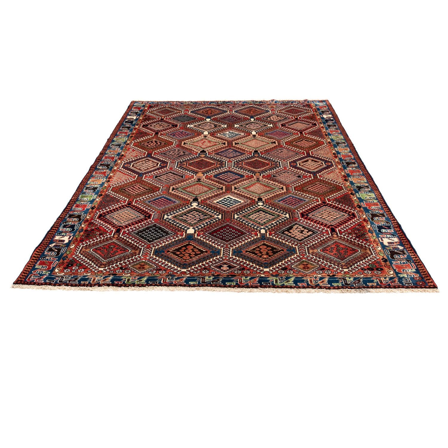 Alfombra persa - Nómada - 305 x 212 cm - marrón