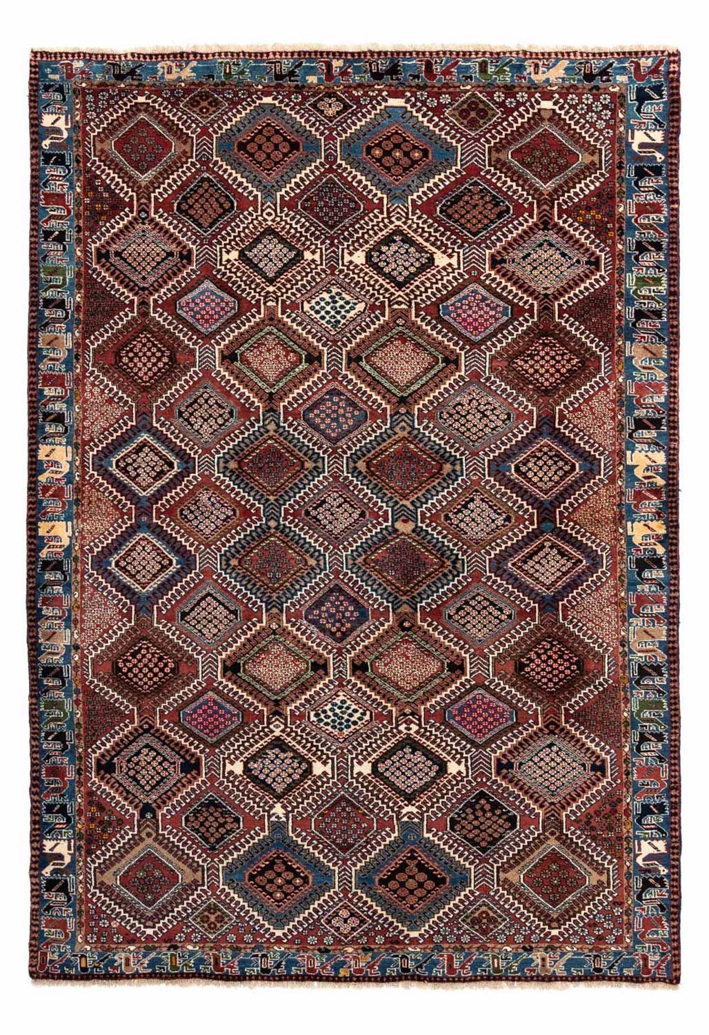 Alfombra persa - Nómada - 291 x 212 cm - marrón
