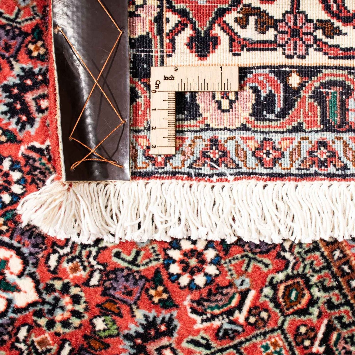 Alfombra persa - Bidjar - 227 x 171 cm - rojo claro
