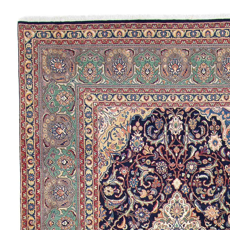 Alfombra persa - Clásica - 438 x 305 cm - azul oscuro