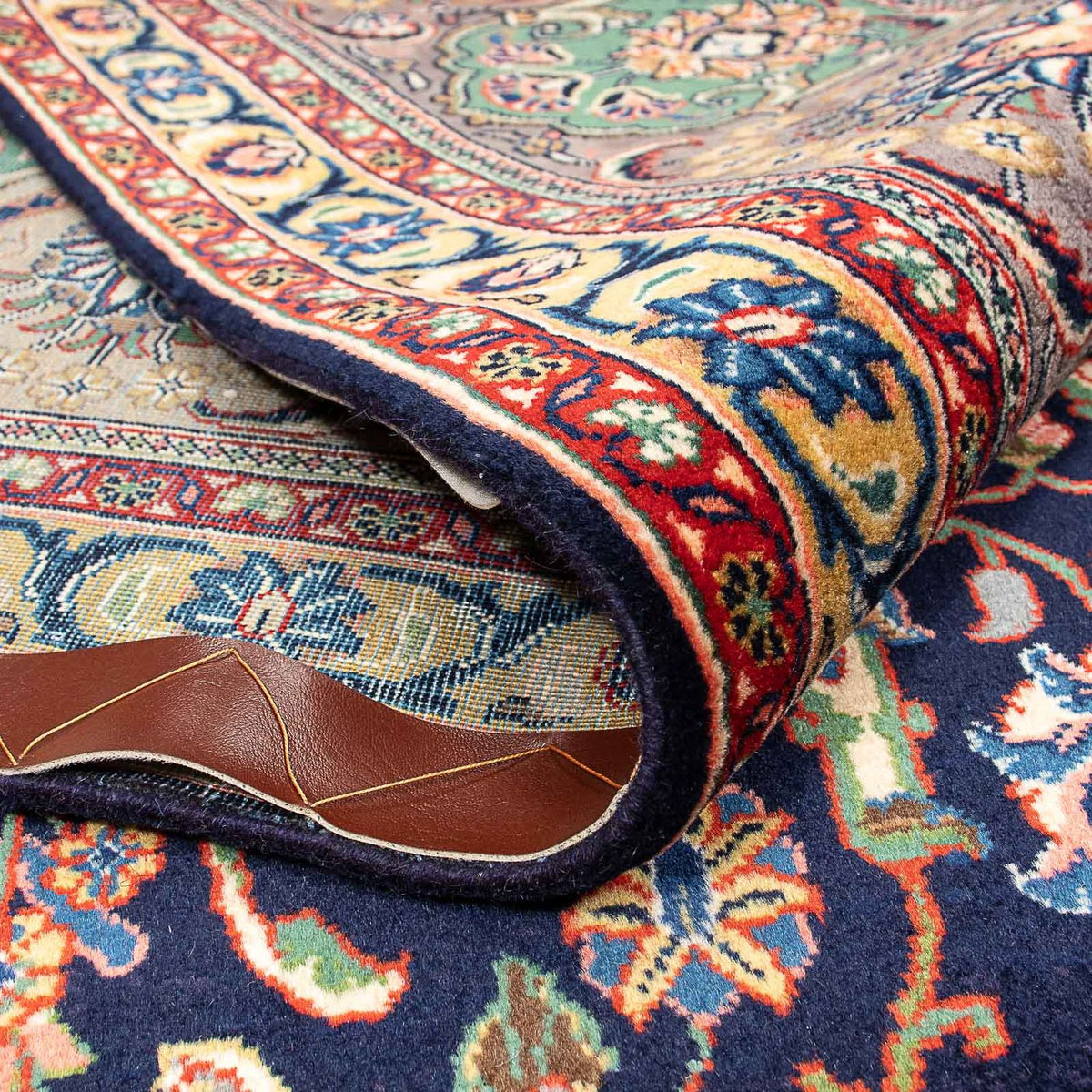 Alfombra persa - Clásica - 438 x 305 cm - azul oscuro