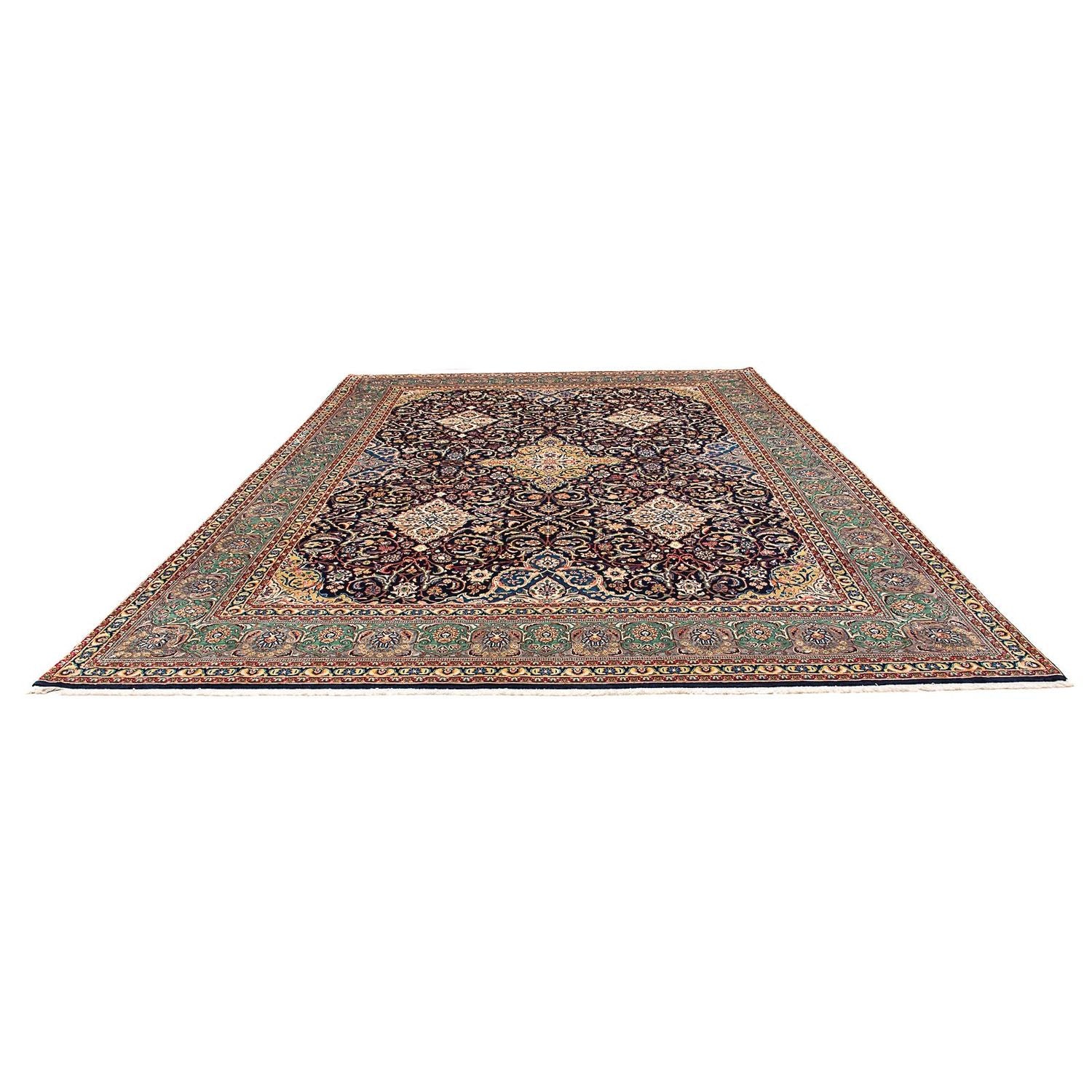 Alfombra persa - Clásica - 438 x 305 cm - azul oscuro
