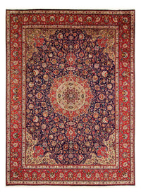 Alfombra persa - Tabriz - 395 x 297 cm - rojo claro