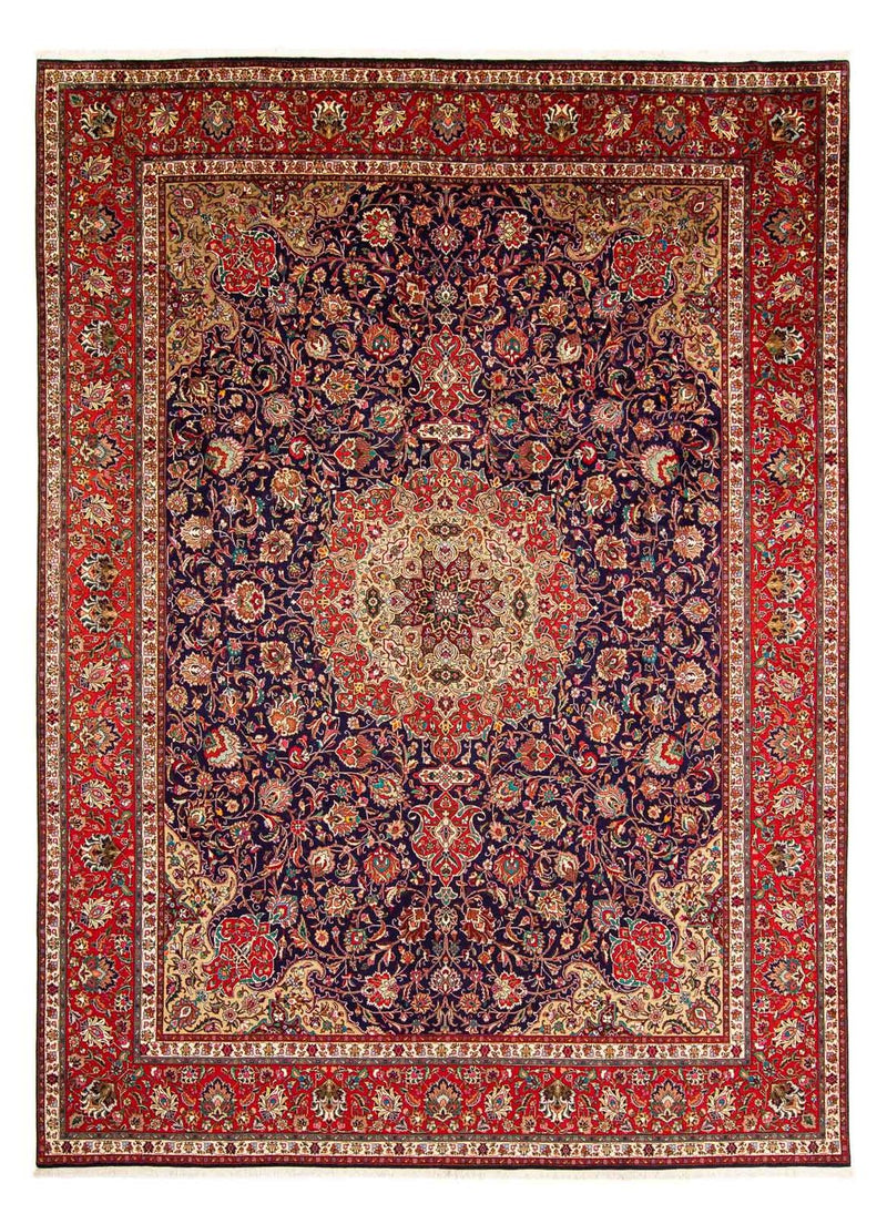 Alfombra persa - Tabriz - 395 x 297 cm - rojo claro