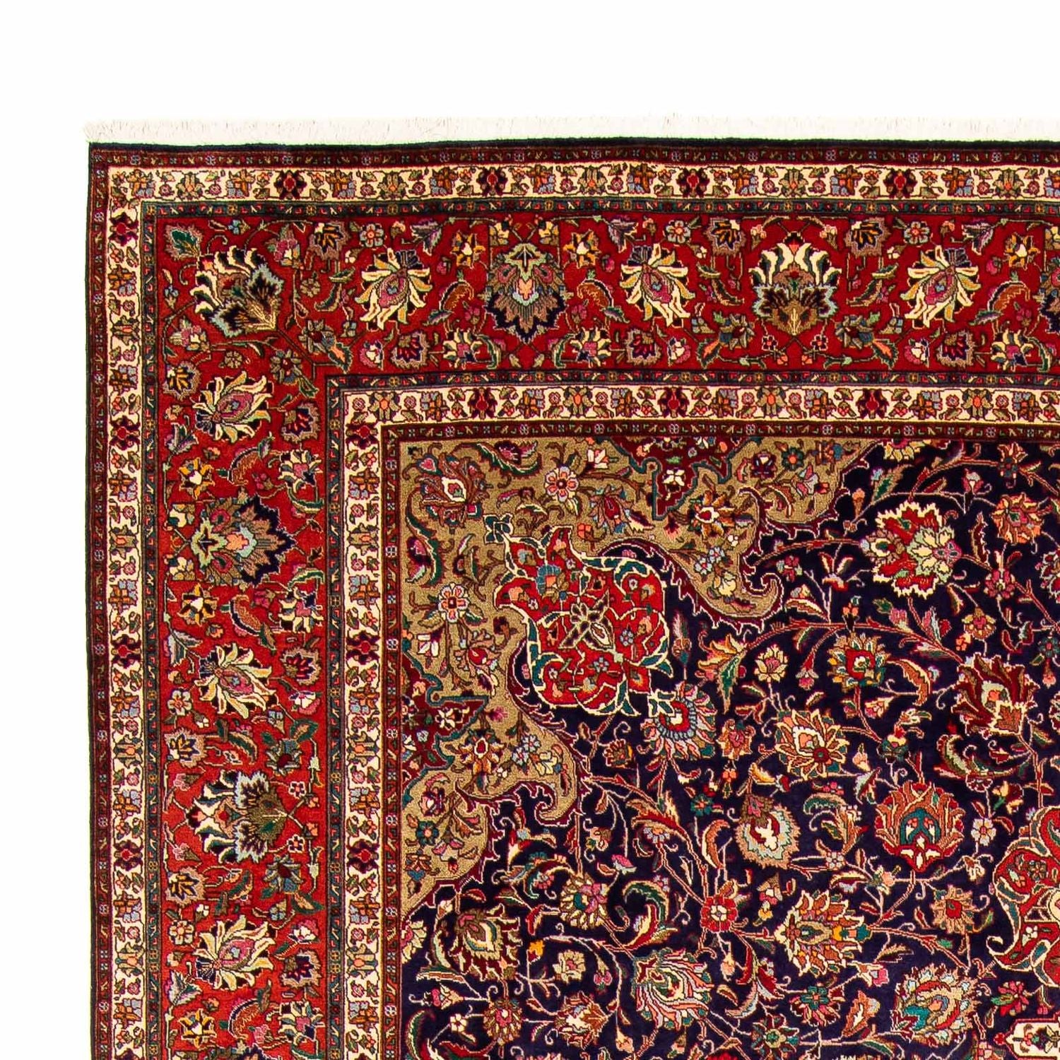 Alfombra persa - Tabriz - 395 x 297 cm - rojo claro