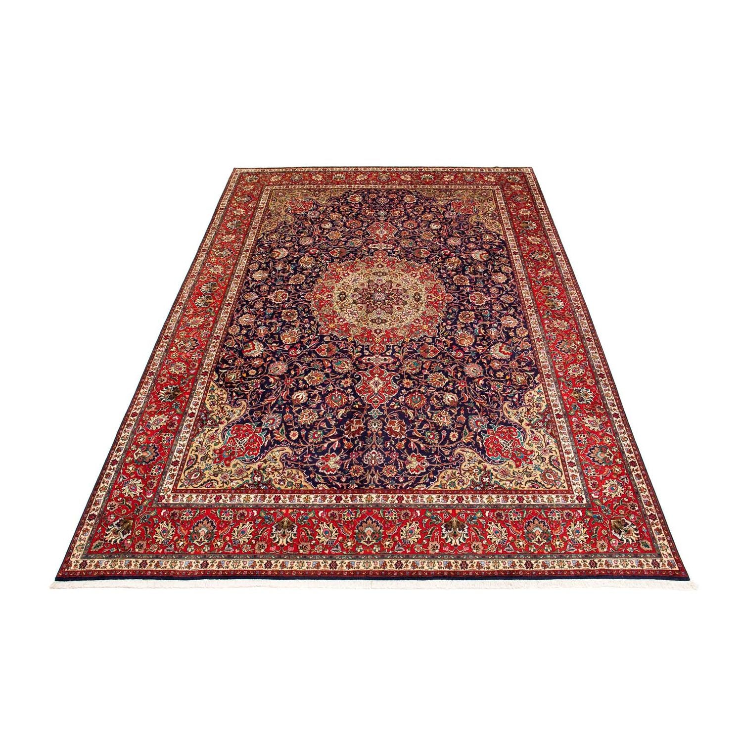 Alfombra persa - Tabriz - 395 x 297 cm - rojo claro