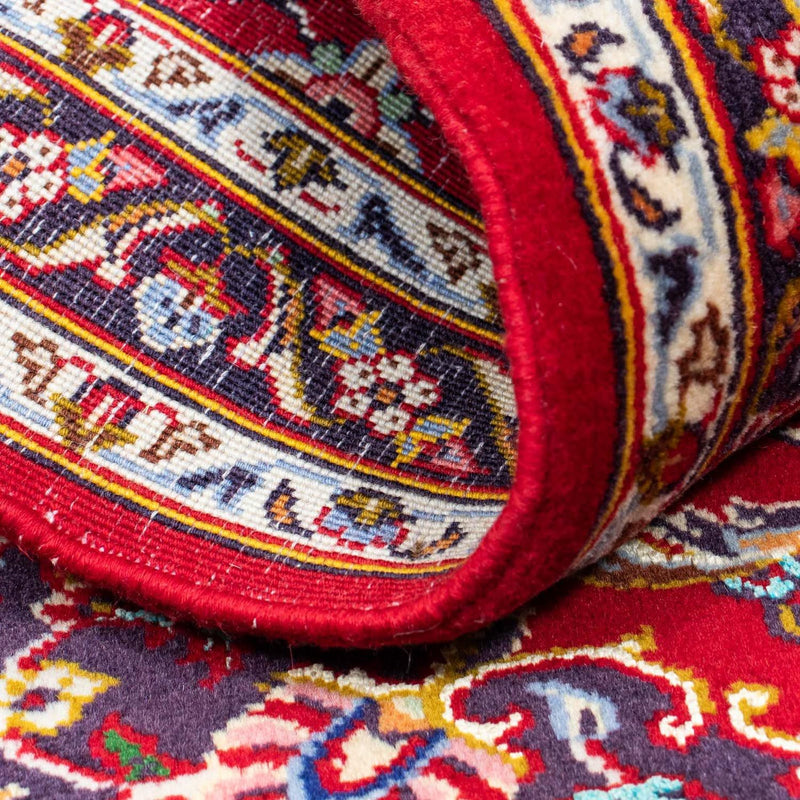 Alfombra persa - Keshan - 118 x 79 cm - rojo
