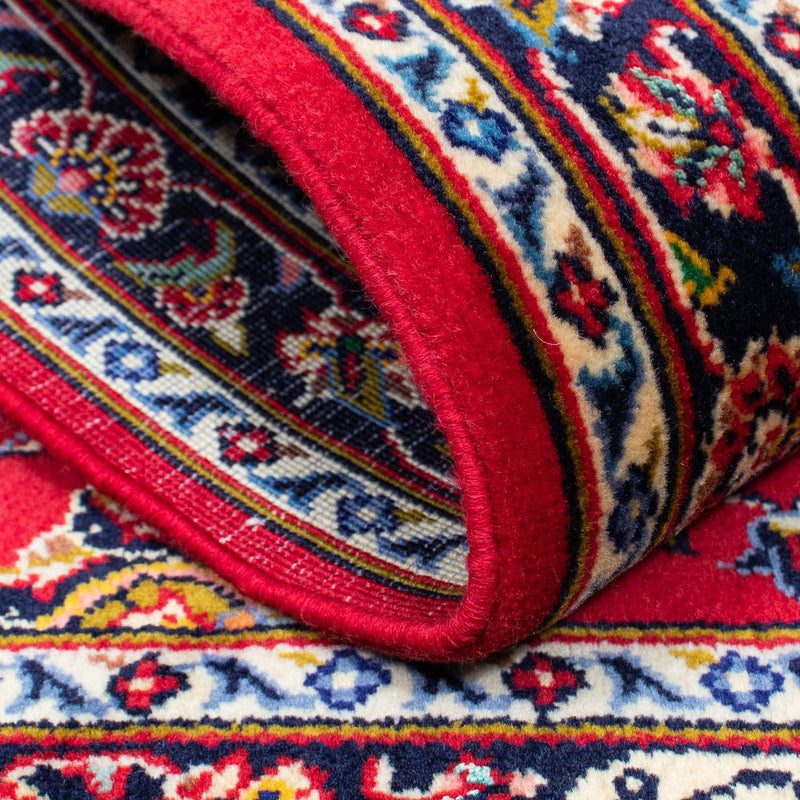 Alfombra persa - Keshan - 118 x 79 cm - rojo