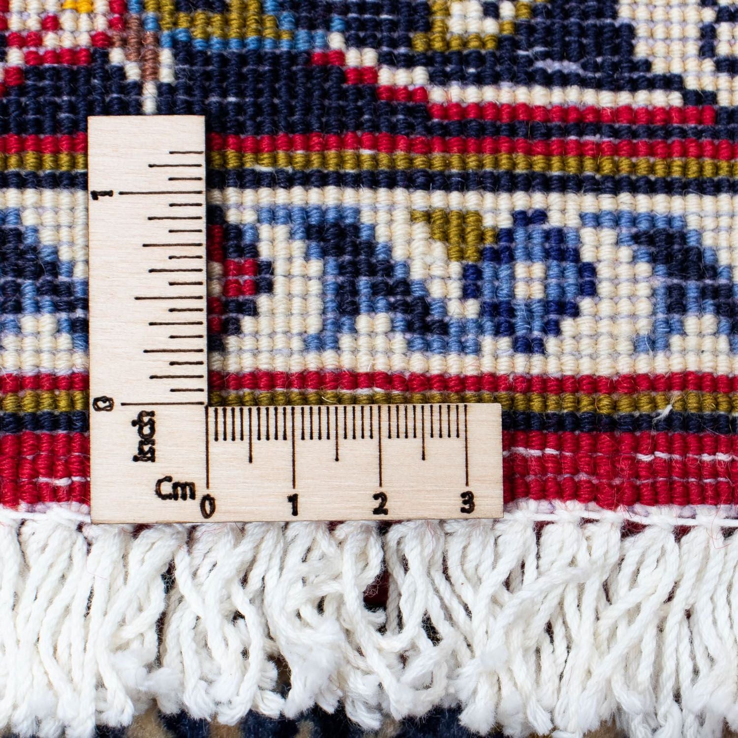 Alfombra persa - Keshan - 118 x 79 cm - rojo