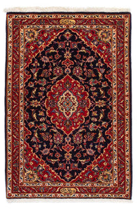 Alfombra persa - Keshan - 118 x 80 cm - azul oscuro