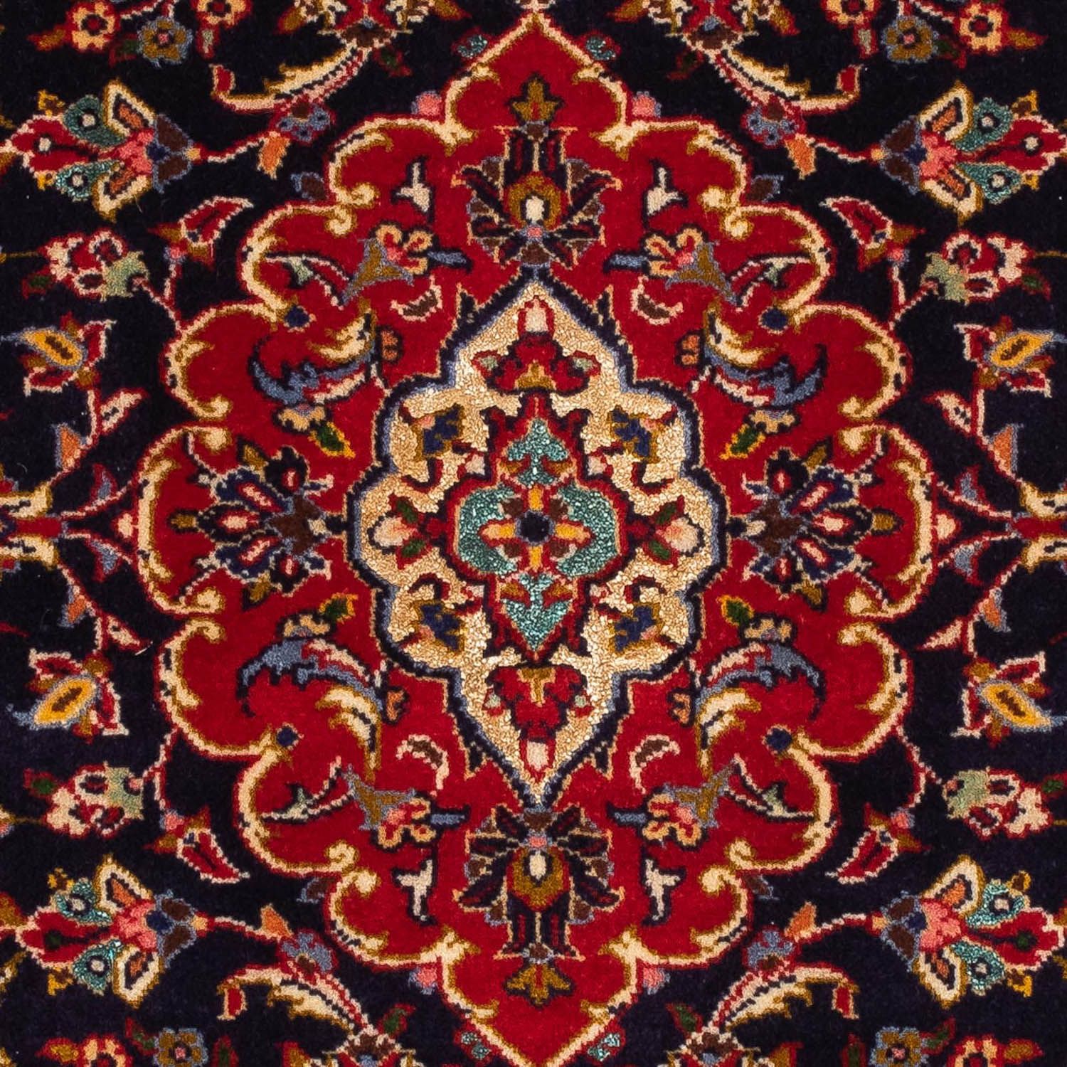 Alfombra persa - Keshan - 118 x 80 cm - azul oscuro